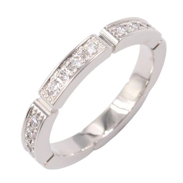 CARTIER PANTHERE Diamond Ring 18KWG White Gold Used Women US size #4 #47