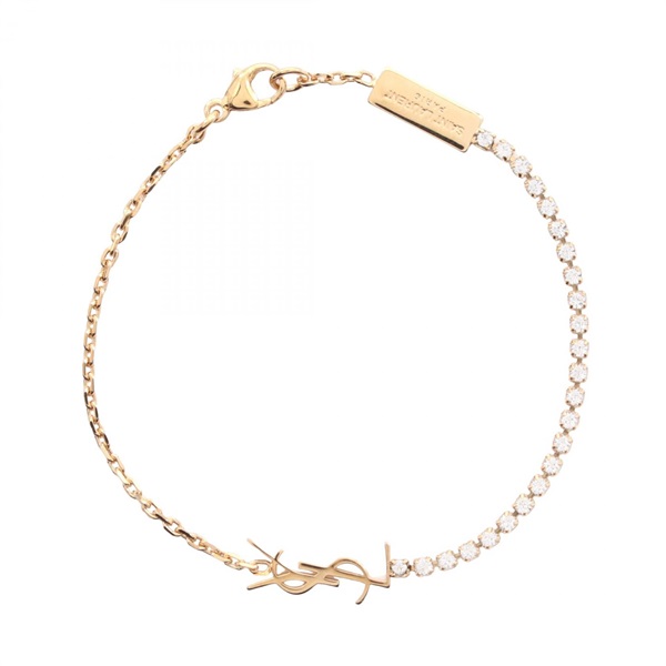 SAINT LAURENT PARIS Cassandra Charm Bracelet 712345Y15268066 S NEW Women