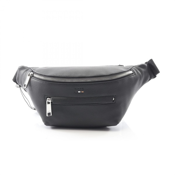 HUGO BOSS Ray Belt Waist bum bag 50523434001 Synthetic leather Black NEW mens