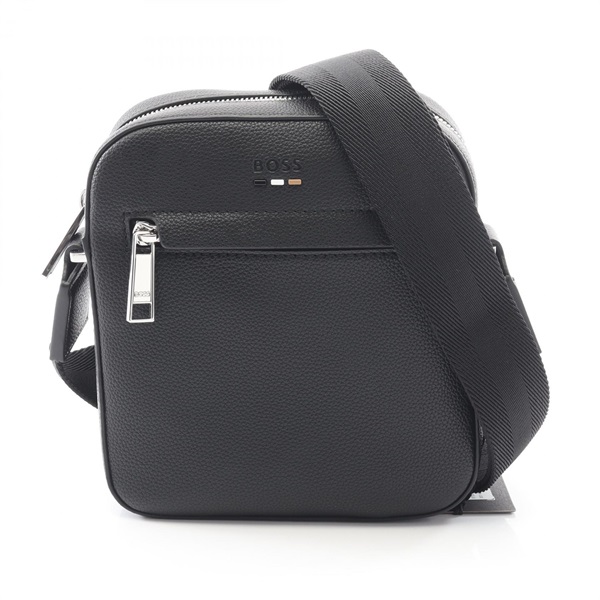 HUGO BOSS RAY NS ZIP Shoulder crossbody Bag 50536475 001 Synthetic leather Black