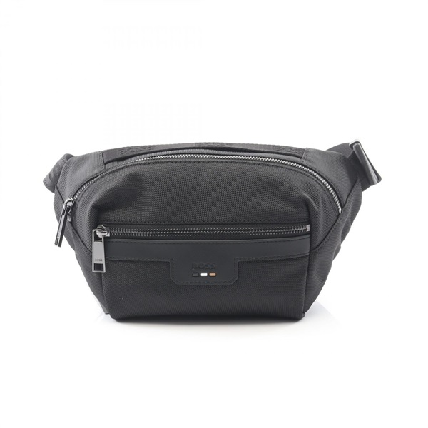 HUGO BOSS Ray N Bumbag Waist bag crossbody 50541468 001 polyester Black NEW mens