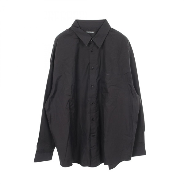 BALENCIAGA Shirt cotton Black #40 Used mens