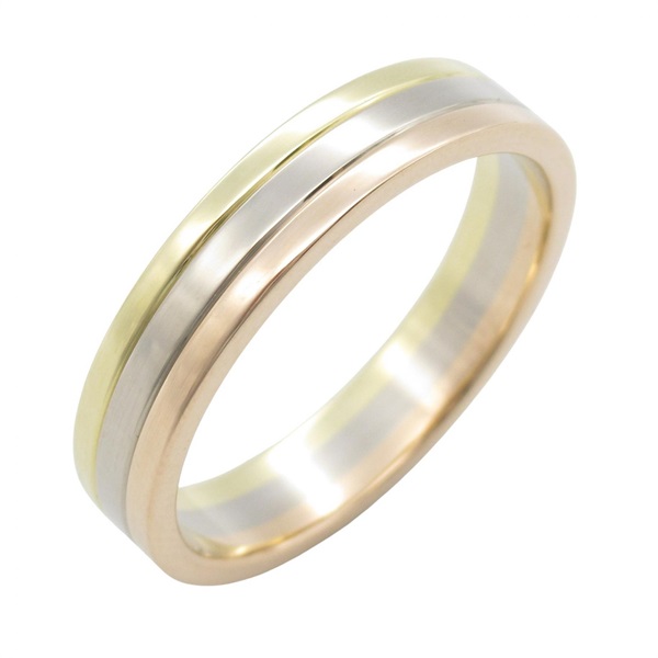 CARTIER Vendome Ring Wide 18KYRWG Gold Used US size #10.25 #62 Women