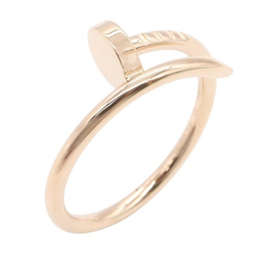 CARTIER Juste un Clou SM Ring 18KPG Pink Rose Gold Used women US size 6 #50