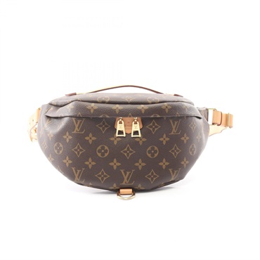 LOUIS VUITTON Bum waist belt bag M43644 Monogram leather Brown Used LV
