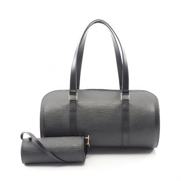 LOUIS VUITTON Soufflot Handbag M52222 Epi leather Noir Used Women