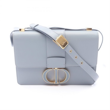 Dior 30 MONTAIGNE Crossbody Shoulder Bag M9203UMOS leather Blue Used Women