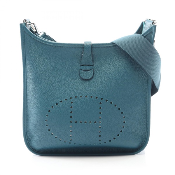 HERMES Evelyne 3 PM Shoulder crossbody Bag U Taurillon Clemence Colvert Used SHW