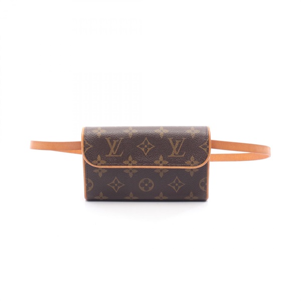 LOUIS VUITTON Florentine Pochette belt Waist bag M51855 Monogram leather Brown