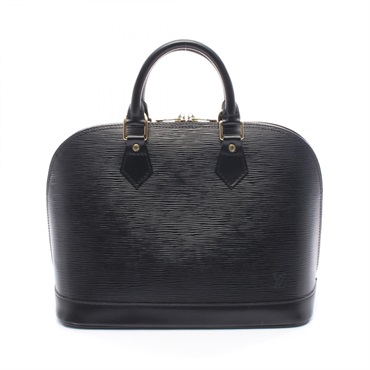 LOUIS VUITTON Alma Handbag zip M52142 Epi leather Noir Used Women