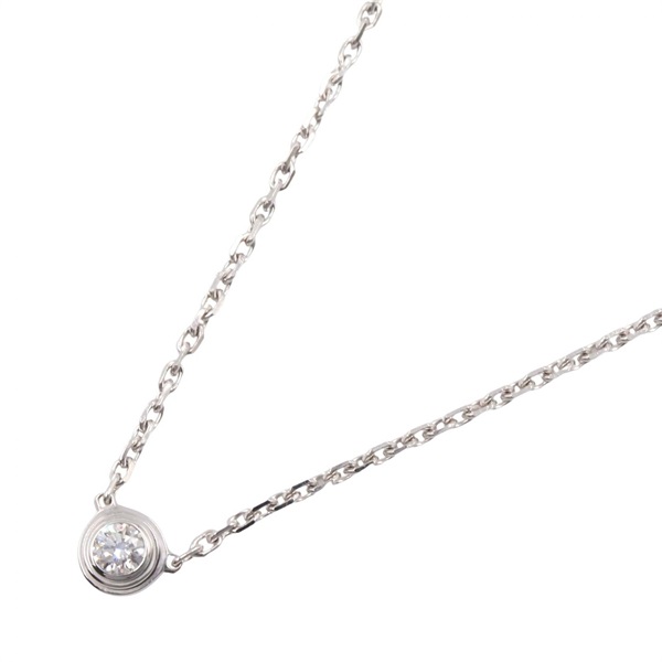 CARTIER D'amour Necklace XS Diamond 18KWG White Gold Used women