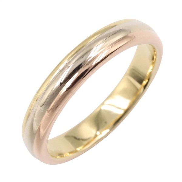 CARTIER Vendome ring #8 US size 18K YG PG WG Used