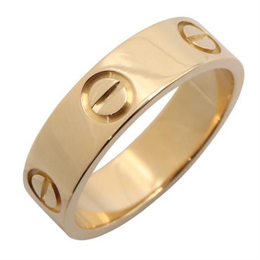 CARTIER Love Ring 18KYG Yellow Gold Used Women US size #6.25 #53