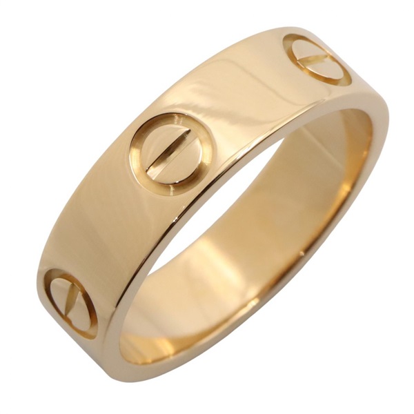 CARTIER Love Ring 18KYG Yellow Gold Used Women US size #6.25 #53