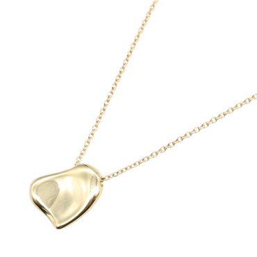 TIFFANY＆CO Full Heart Necklace Pendant 18KYG Yellow Gold Used women