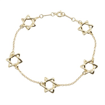 TIFFANY＆CO Star of David Bracelet 18KYG Yellow Gold Used Women