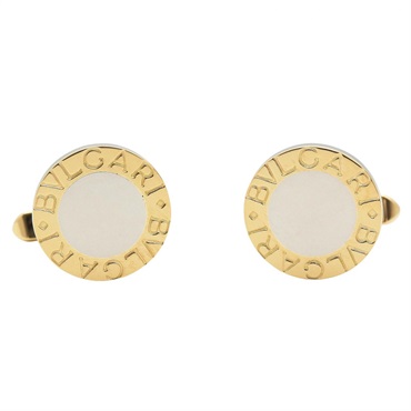 BVLGARI BVLGARI Cufflinks 18KYG Yellow Gold Stainless Steel Used Women