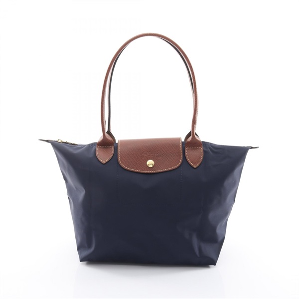 Longchamp LE PLIAGE ORIGINAL M Tote Bag L2605089P68 canvas Navy Brown NEW Women