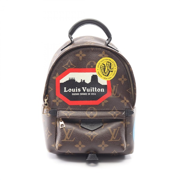 LOUIS VUITTON Palm Springs Mini Rucksack Backpack M42971 Monogram World Tour LV