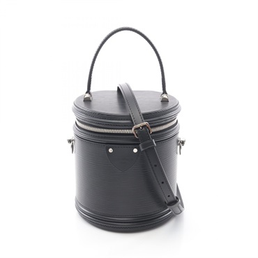 LOUIS VUITTON Cannes Handbag M52226 Epi leather Black Black Used Women
