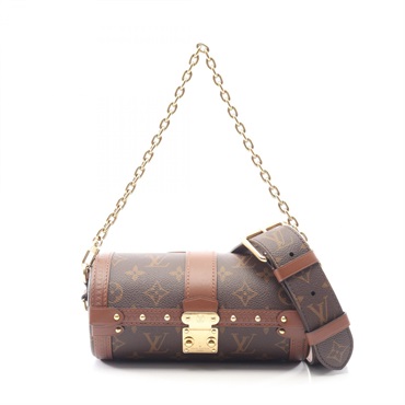 LOUIS VUITTON papillon trunk chain shoulder crossbody Handbag M57835 Monogram