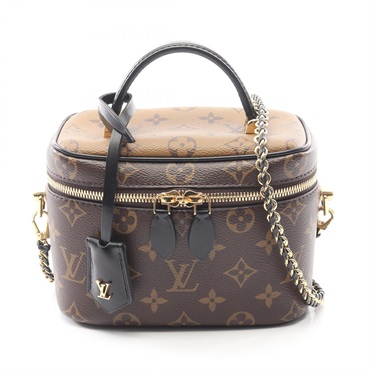 LOUIS VUITTON Vanity NV PM chain crossbody Handbag M45165 Monogram Reverse LV
