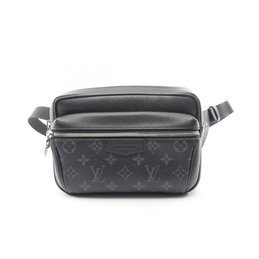 LOUIS VUITTON outdoor Waist bum belt bag M30245 Taigarama leather Noir used