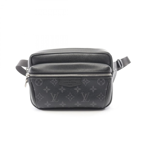 LOUIS VUITTON outdoor Waist bum belt bag M30245 Taigarama leather Noir used
