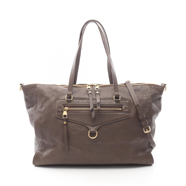 LOUIS VUITTON Lumineuse GM Tote Bag M93419 Monogram empreinte leather Ombre Used