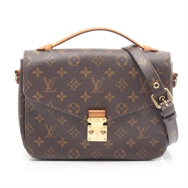 LOUIS VUITTON Pochette Metis MM crossbody Handbag M44875 Monogram leather Brown