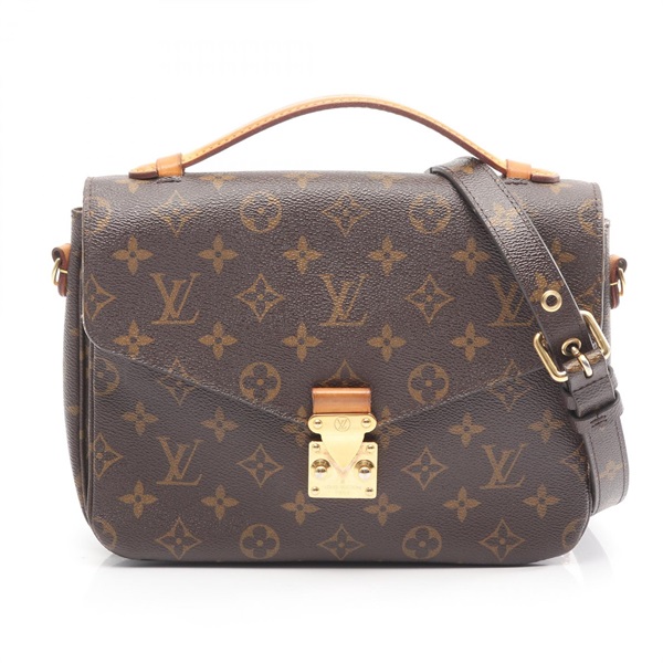 LOUIS VUITTON Pochette Metis MM crossbody Handbag M44875 Monogram leather Brown