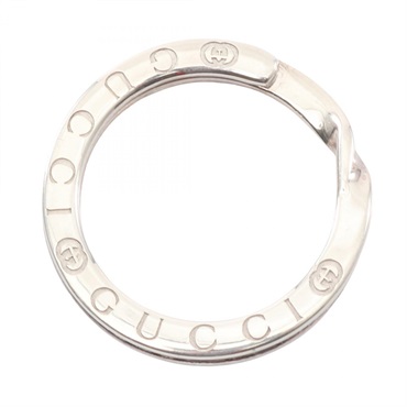 GUCCI Interlocking G Key ring holder metal Used unisex