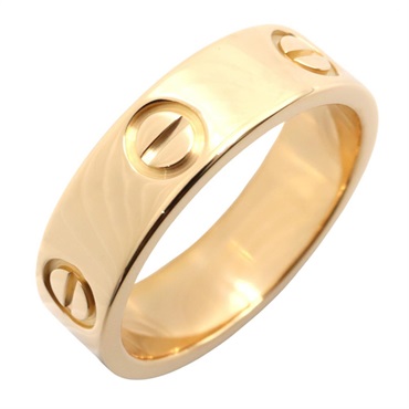 CARTIER Love Ring 18KYG Yellow Gold Used US size 6.25 #53 women