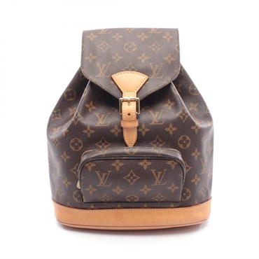 LOUIS VUITTON Montsouris MM Rucksack Backpack M51136 Monogram canvas Used Women