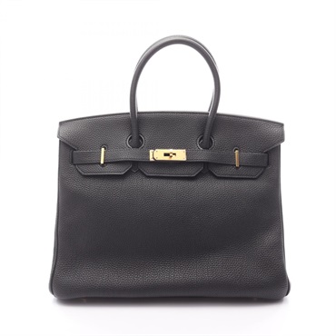 HERMES Birkin 35 Handbag M Togo leather Black GHW Used Women