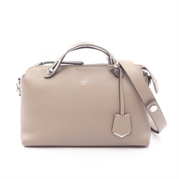 FENDI BY THE WAY MEDIUM Shoulder Crossbody Handbag 8BL124 leather Beige Used
