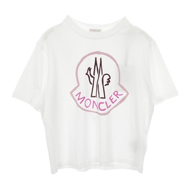MONCLER Short sleeve T-shirt cotton White #S Used Women
