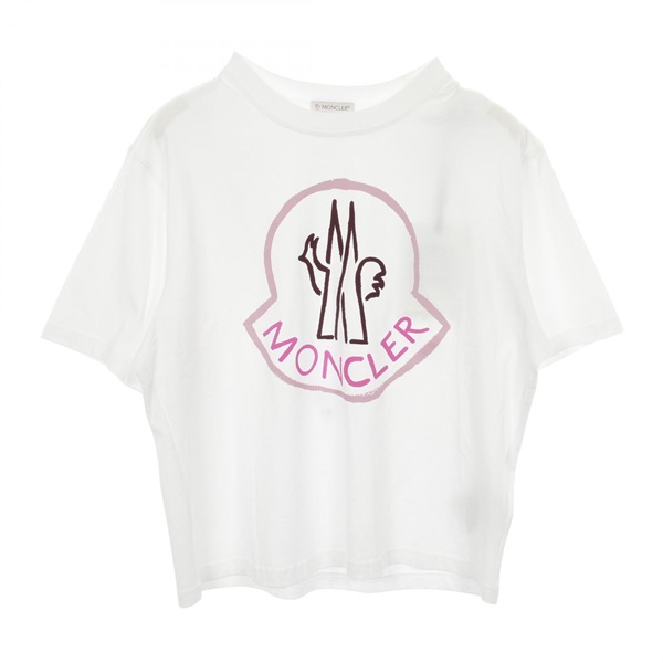 MONCLER Short sleeve T-shirt cotton White #S Used Women