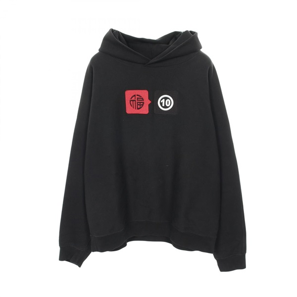 Maison Margiela Hoodie #44 sweatshirt pullover cotton Black Used mens