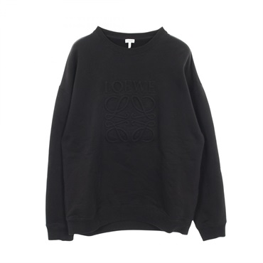 LOEWE Anagram Sweatshirts Tops cotton Black Used mens size L