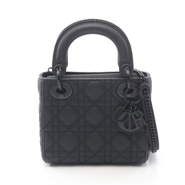 Christian Dior Lady Dior Mini Cannage Ultra Matte Crossbody Handbag M0505SLOI