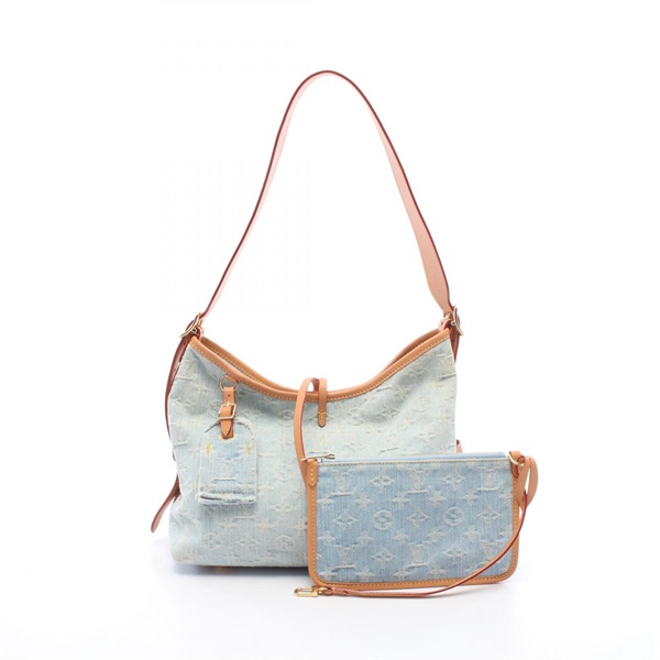 LOUIS VUITTON LV By the Pool Carryall NM PM Shoulder Bag M11462 Monogram denim