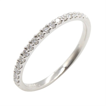 JEWELRY Diamond Ring 18KWG White Gold Used Women US size #5.25