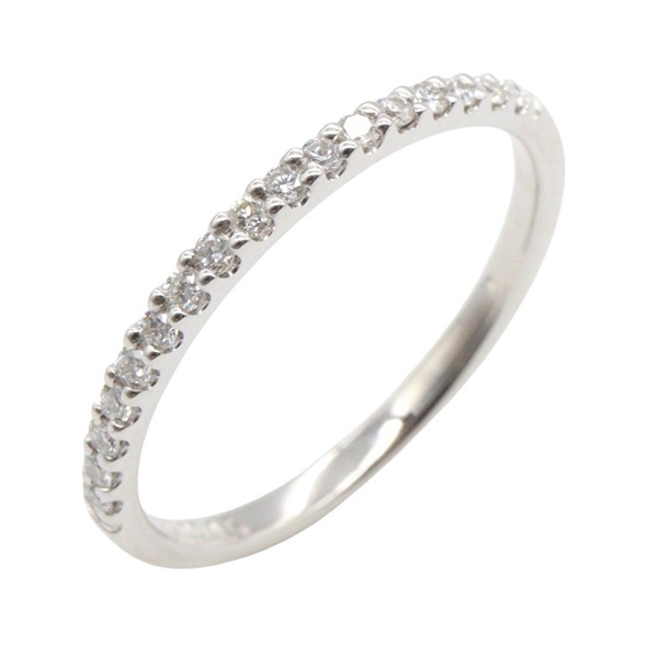 JEWELRY Diamond Ring 18KWG White Gold Used Women US size #5.25