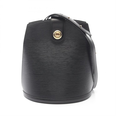 LOUIS VUITTON Cluny Shoulder Bag M52252 Epi leather Noir Used Women