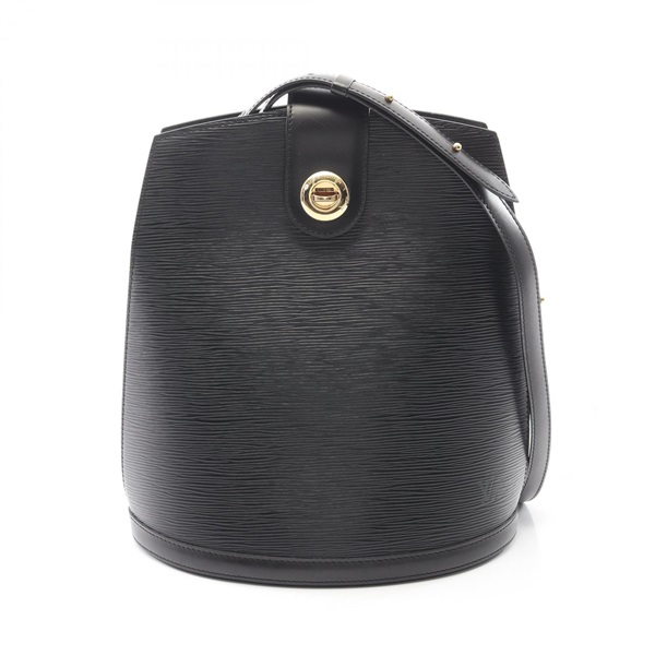 LOUIS VUITTON Cluny Shoulder Bag M52252 Epi leather Noir Used Women