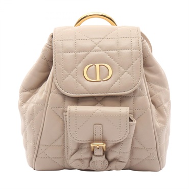 Christian Dior CARO Small Macrocannage Rucksack Backpack M6302UNOZ leather Used