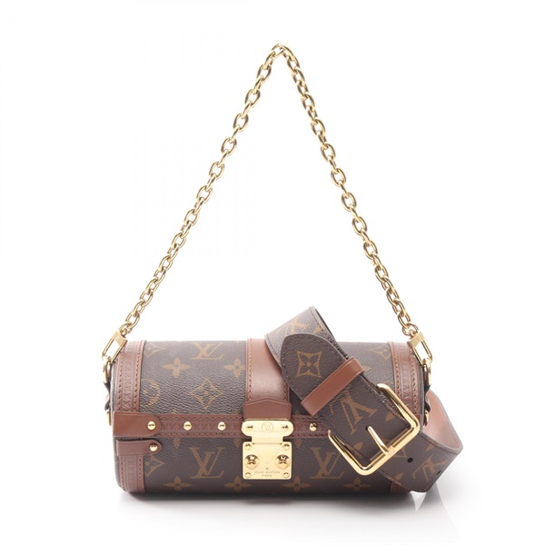 LOUIS VUITTON Papillon Trunk Chain Shoulder Crossbody Handbag M57835 Used Women