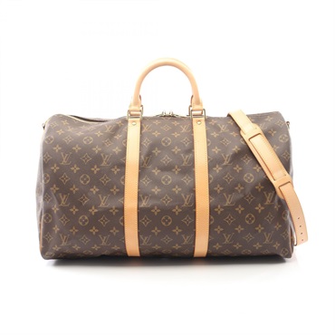 LOUIS VUITTON Keepall Bandouliere 50 Travel Duffel Bag M41416 Monogram canvas LV