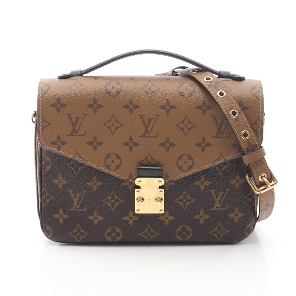 LOUIS VUITTON Pochette Metis MM Shoulder Crossbody Handbag M44876 Monogram Used